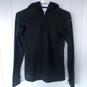 women's Nike Dri-Fit compression quarter-zip